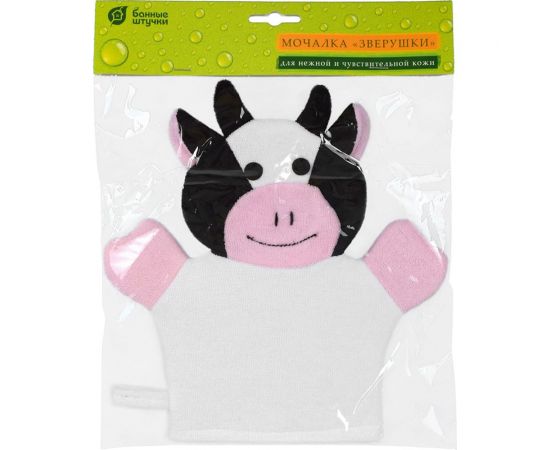 Мочалка для нежной и чувствительной кожи Банные штучки Зверушки soft 23x21 см 41363 – изображение 9