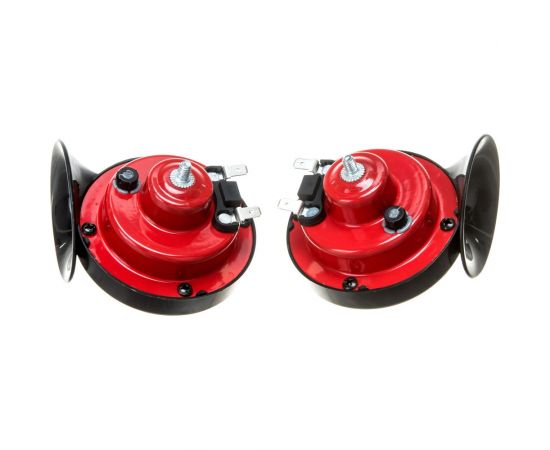 Рупорный звуковой сигнал Airline 90мм 410/510Гц 118дБ 24В, LOW/HIGH, комплект AHR-24R-03 