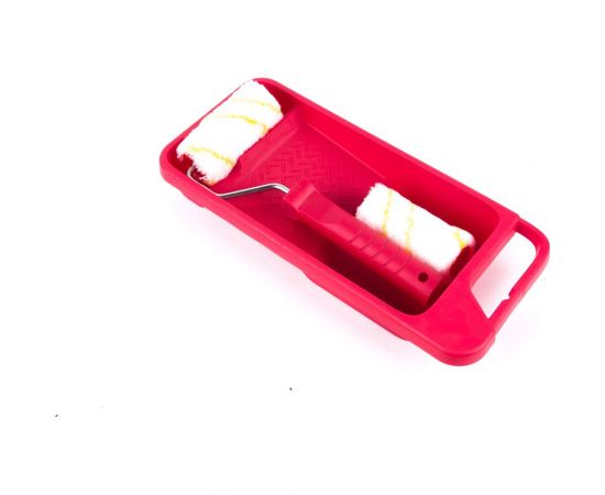 Малярный набор VIRTUS ванночка малярная, ручка, 2 миди-валика, полиакрил, 100 мм 002777003 