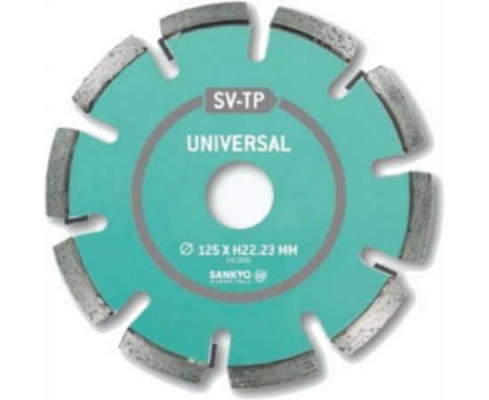 Диск алмазный TP-5V (125x6.4x6х22.2 мм) Sankyo SVTP1258300 