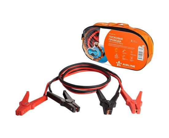 Провода прикуривания Airline 600 А, PROseries, 5 м, 12/24 В, сумка SA-600-06 