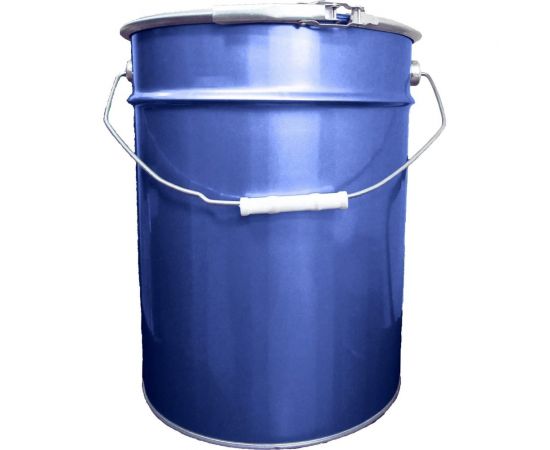 Ведро с крышкой и обручем Тара.ру металл, 20 л, с покрытием внутри, синее 21998 
