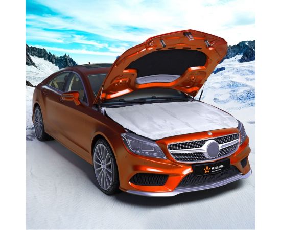 Утеплитель для двигателя Airline стеклоткань 210г/м2, цвет белый, 130х90 см ACC-01 