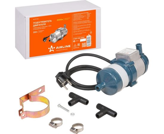 Предпусковой подогреватель двигателя AIRLINE ГОЛЬФСТРИМ-2000 с помпой, 220 В, 2000 Вт AE-PP-03 