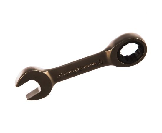 Комбинированный трещоточный короткий ключ 19 мм Дело Техники 515619 