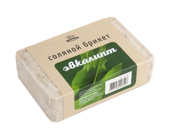 Соляной брикет Банная линия Эвкалипт 1.2 кг 11-535 