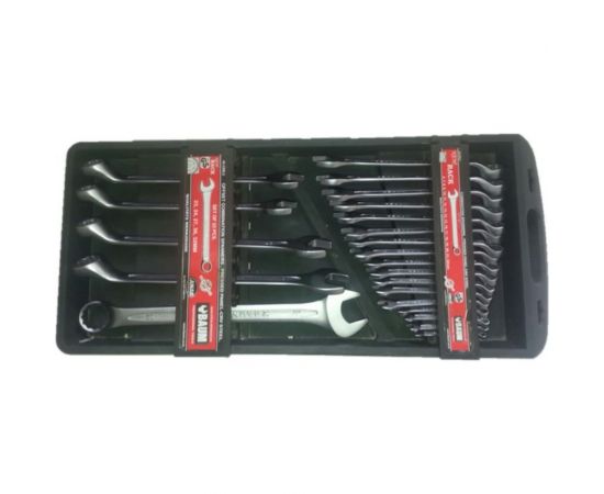 Набор комбинированных ключей BAUM 75 градусов, в пластиковом держателе, 22 предмета 40-22МР 