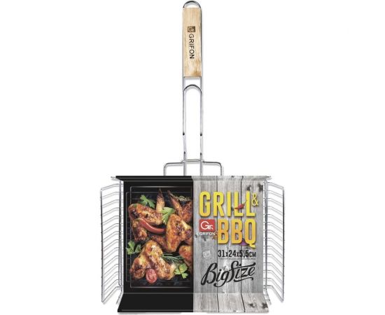 Решетка GRIFON Light глубокая, 31x24x5.5 см 610-003 