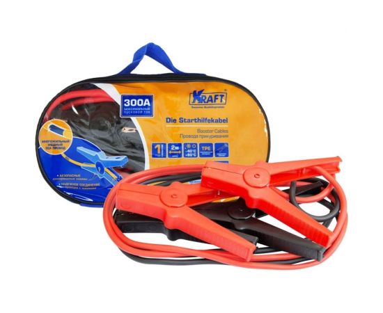 Провода прикуривания KRAFT 300А KT 880001 