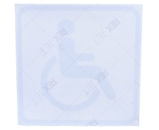 Наклейка автомобильная REXANT информационный знак Инвалид 150x150 мм 5 шт. 56-0072 – изображение 2