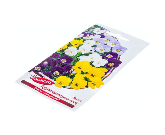 Семена Агрони Виола виттрока КРУПНОЦВЕТКОВАЯ СМЕСЬ 8917 – изображение 2