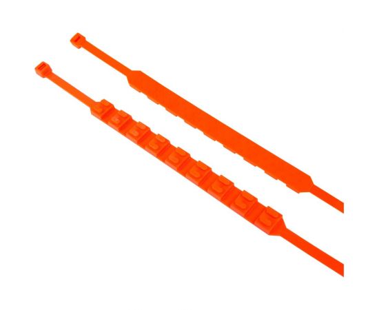 Хомут противоскольжения REXANT 900x9 мм, оранжевый, 10 шт. 07-7020 – изображение 2