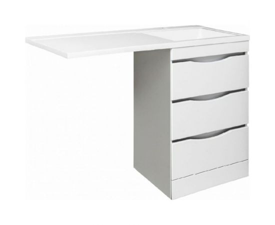 Мебельный умывальник RUNO Гамма 120 лайт левое крыло, белый 00-00001025 – изображение 2