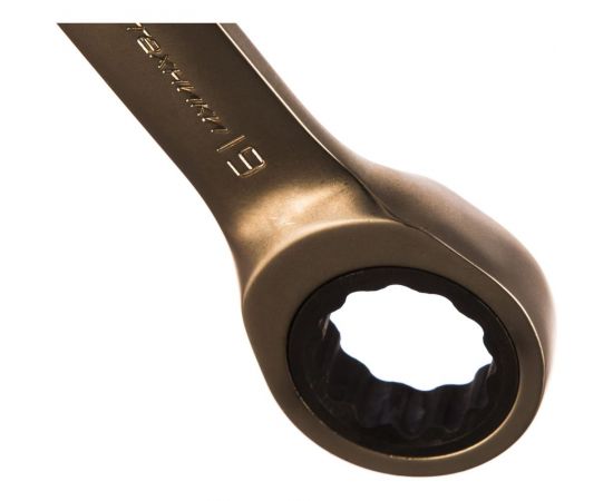 Комбинированный трещоточный короткий ключ 19 мм Дело Техники 515619 – изображение 3