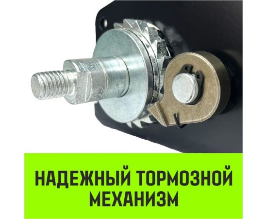 Лебедка ручная барабанная с тормозом HITCH HWB 500 кг канат 10 м SZ073180 – изображение 3