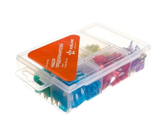 Предохранители Airline мини в пластиковой коробке 180 шт. 5-35 А AFU-M-P510 – изображение 4