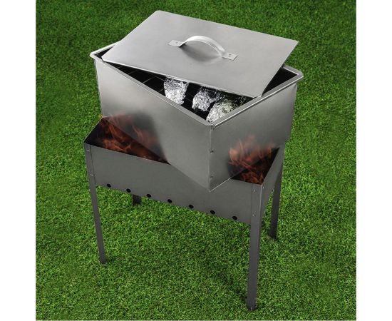 Двухуровневая коптильня СОКОЛ Гурман-2 в гофрокартонной коробке 62-0011 – изображение 4