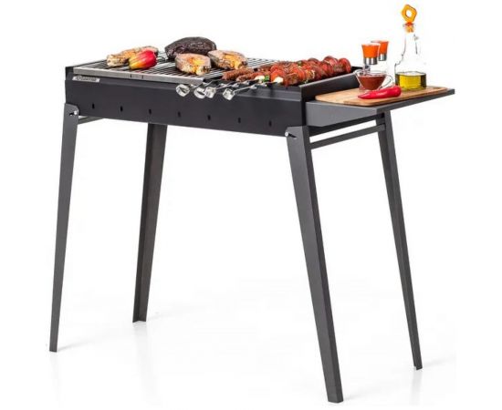 Складной мангал с боковой полкой GRATAR Классика МКЛ 750 – изображение 4