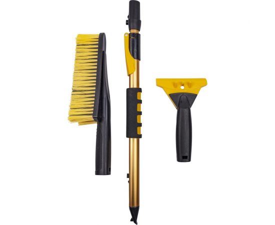 Телескопическая щетка со скребком для удаления снега и льда DSV с мягкой ручкой R21004 – изображение 4