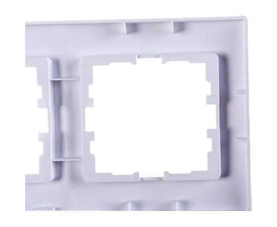 Пятиместная горизонтальная рамка LEZARD KARINA б/ вст жемчужно-белый перламутр 707-3000-150 – изображение 4