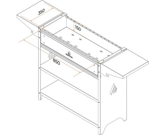 Мангал GRATAR Professional Optima PO 3000 – изображение 5