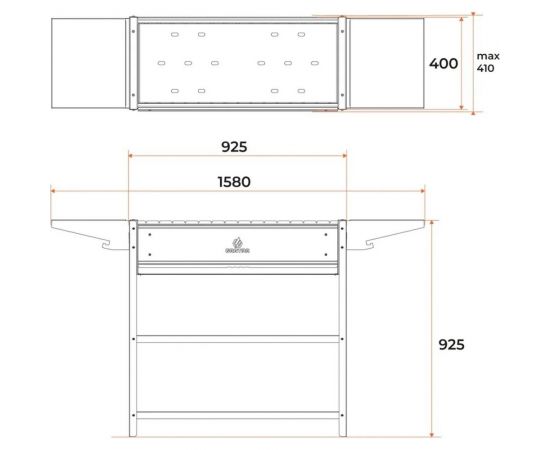 Мангал GRATAR Professional Optima PO 3000 – изображение 6