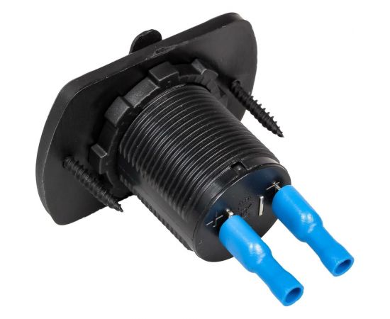 USB-розетка Airline встраиваемая, влагозащищенная, с 2 портами и вольтметр AEBJ202 – изображение 6