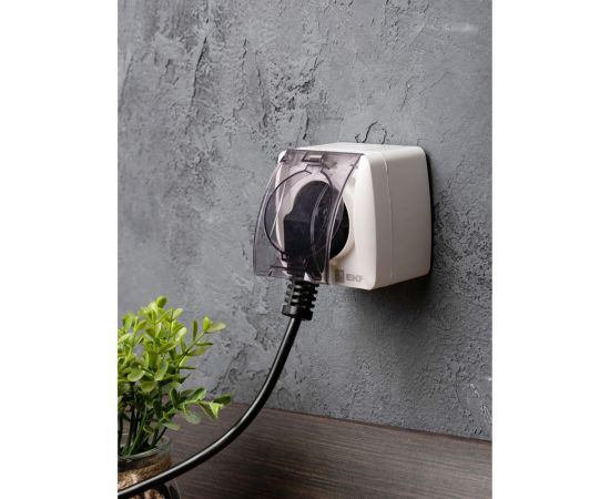 1-местная розетка EKF Владивосток 16А с заземлением с прозрачной крышкой IP54 R16-029-30-54-T EQR16-029-30-54-T – изображение 8