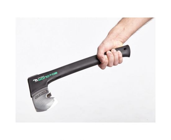 Универсальный топор Миша Молотов кованый, 800 гр, 37 см М80030 – изображение 8