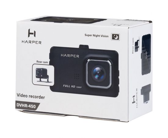 Автомобильный видеорегистратор HARPER DVHR-450 H00002801 – изображение 9