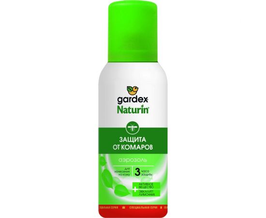 Аэрозоль от комаров Gardex Naturin 80 мл N011 