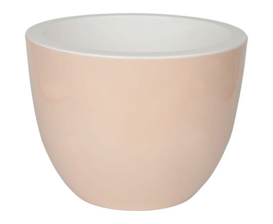 Пластиковый горшок с вкладкой liveingreen Орион пудра, диам. 24 см, высота 18 см, 6 л ОР24-24 