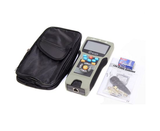 Сетевой тестер кабеля 5Bites UTP/FTP/STP RJ45, TEL RJ11/12, BNC, рефлектометр TDR, LCD LY-CT030 PRO 