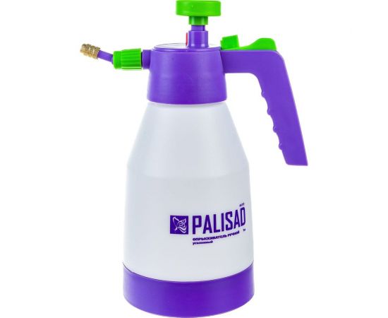 Ручной усиленный опрыскиватель с насосом PALISAD 1л, поворотный распылитель, клапан сброса давления 64733 
