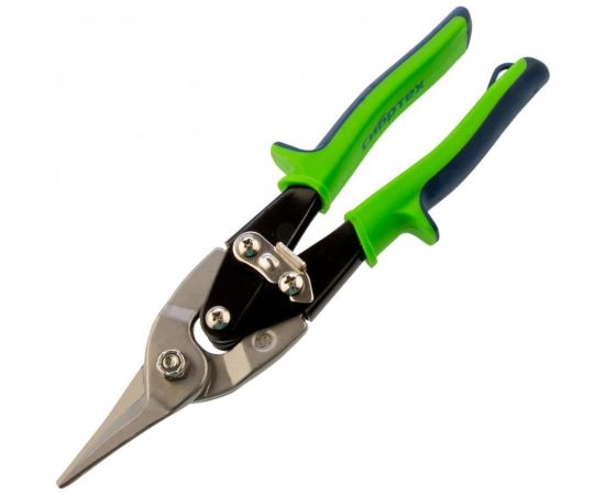 Ножницы по металлу СИБРТЕХ 250 мм, прямой рез, сталь С55, двухкомпонентные рукоятки 78336 