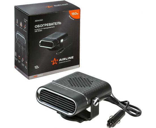 Обогреватель в салон от прикуривателя Airline PRO 12 В, 150 Вт AEAU001 