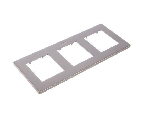 Рамка Simon 3 поста, алюминий 2400630-033 