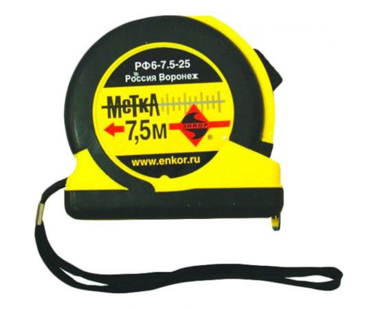 Рулетка Энкор Метка 7.5 м 10107 