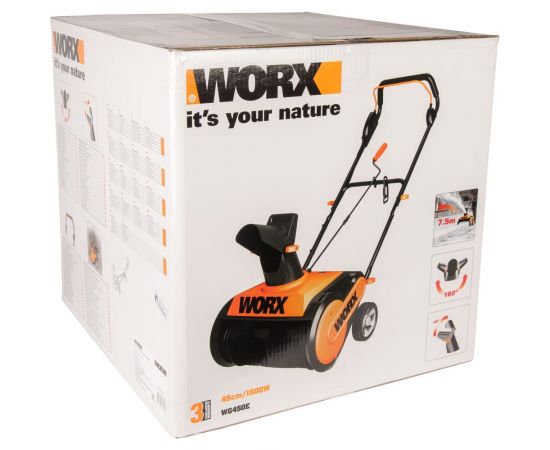 Электрический снегоуборщик WORX WG450E – изображение 11