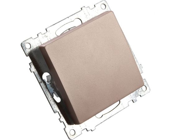 1-клавишный выключатель STEKKER GLS10-7103-02, 250В, 10А, серия Катрин, шампань 39589 – изображение 2