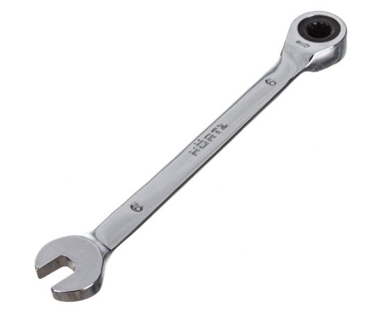 Комбинированный ключ HORTZ трещоточный 6х6 хромированный HOR 132555 – изображение 2