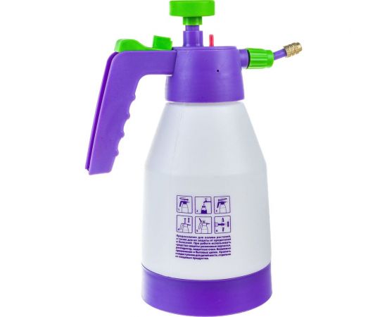 Ручной усиленный опрыскиватель с насосом PALISAD 1л, поворотный распылитель, клапан сброса давления 64733 – изображение 2