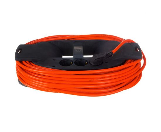 Удлинитель на каучуковой рамке Gigant Professional ПВС 3х2,5 4000Вт 3 розетки 20м 80049 – изображение 2