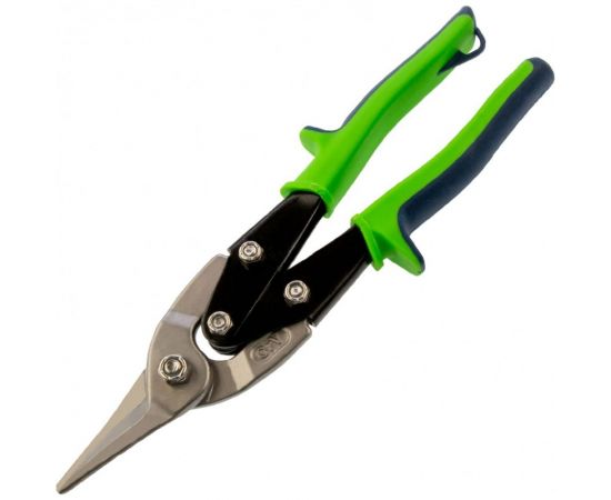 Ножницы по металлу СИБРТЕХ 250 мм, прямой рез, сталь С55, двухкомпонентные рукоятки 78336 – изображение 2