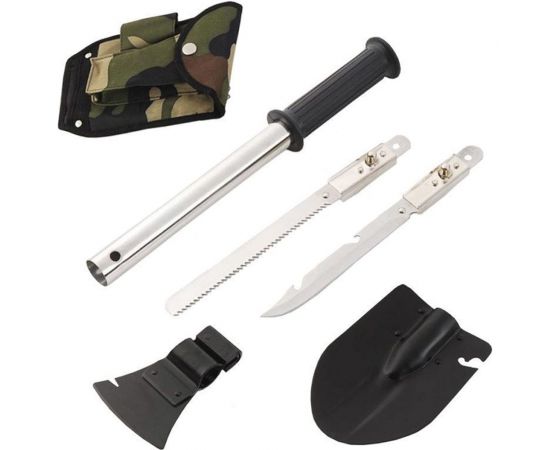 Дорожная лопата URM 4 предмета, лопата, топорик, пила, нож, в сумке D00784 – изображение 2