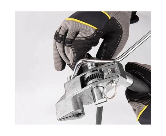 Инструмент для натяжения и резки стальной ленты с храповым механизмом и переставной рукояткой SHTOK 23610 – изображение 3