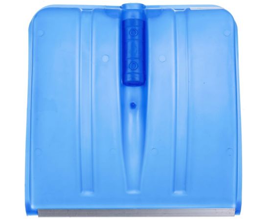 Лопата для снега Репка Снежинка Павлово пластмассовая, цветная, алюминевая планка, без черенка 15435 – изображение 3