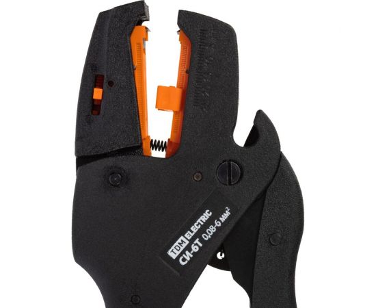 Съемник изоляции TDM торцевой СИ-6Т, сечение зачищаемого провода 0,08-6 мм, МастерЭлектрик SQ1003-0112 – изображение 4