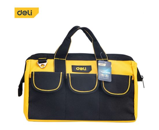 Сумка для инструментов DELI dl430013 310x170x220 мм, ткань oxford, плечевой ремень, 5 карманов 98478 – изображение 5
