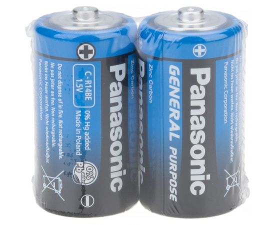 Батарейка Panasonic R14 Gen.Purpose 7 – изображение 5